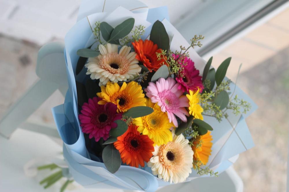 Букет цветов из: Герберы в Старая Ведуге