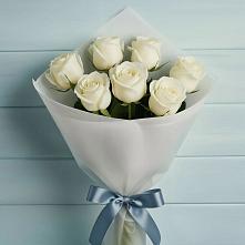 Букет 7 Белых роз Эдлесс Лав #REPLACE_PRED# Старая Ведуге