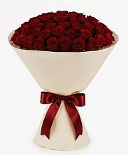 Букет 101 Бордовая роза Блэк Бакарра в Старая Ведуге