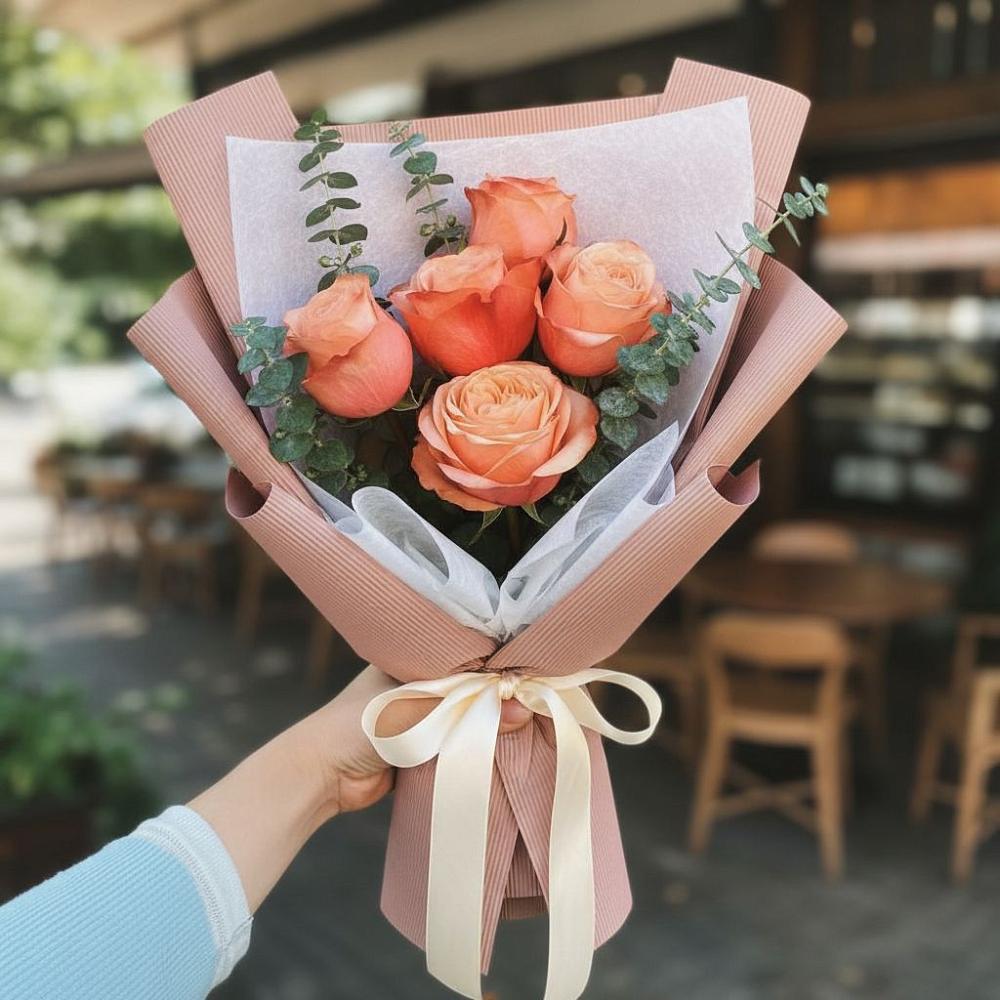 Букет цветов из: Розы в Старая Ведуге