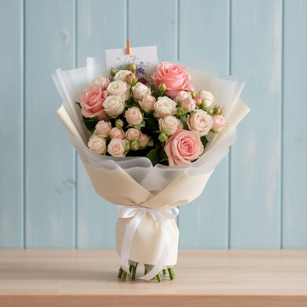 Букет цветов из: Розы в Старая Ведуге