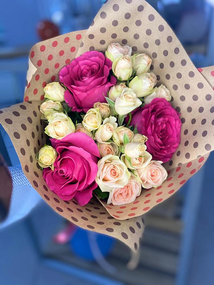 Букет цветов из: Розы в Старая Ведуге