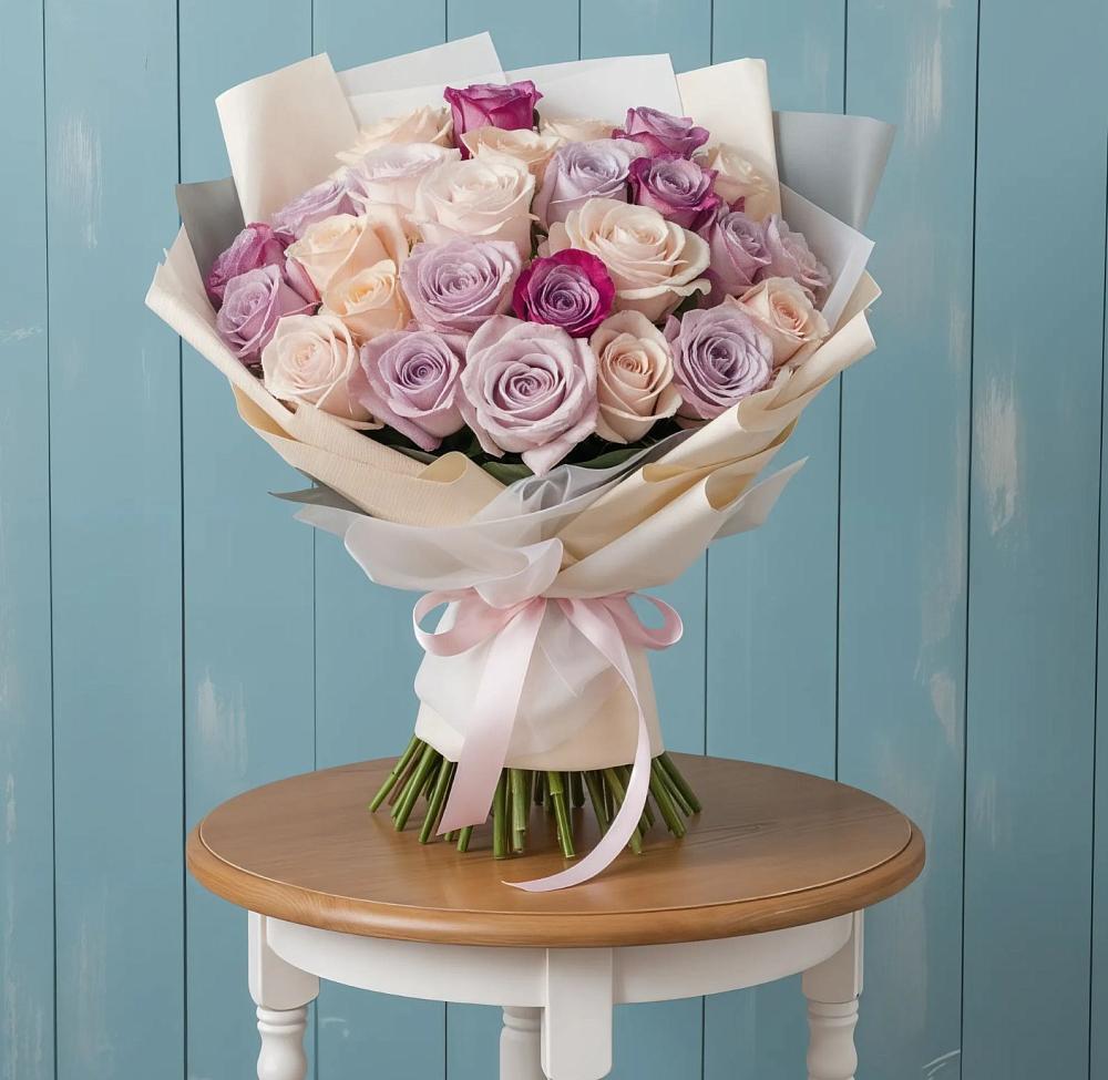 Букет цветов из: Розы в Старая Ведуге