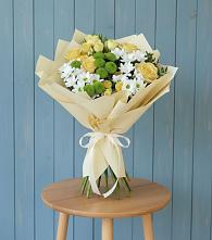 Букет цветов из:  Хризантемы и Розы #REPLACE_PRED# Старая Ведуге