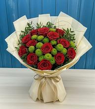 Букет цветов из:  Розы и Хризантемы в Старая Ведуге