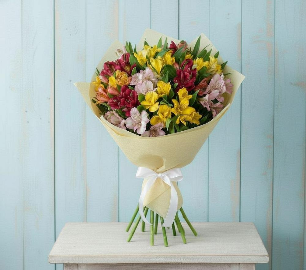 Букет цветов из: Альстромерии в Старая Ведуге