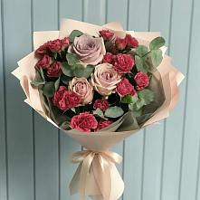 Букет цветов из:  Гвоздики и Розы в Старая Ведуге
