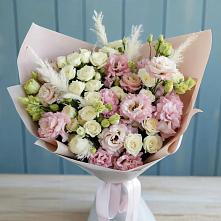 Букет цветов из:  Альстромерии и Розы в Старая Ведуге